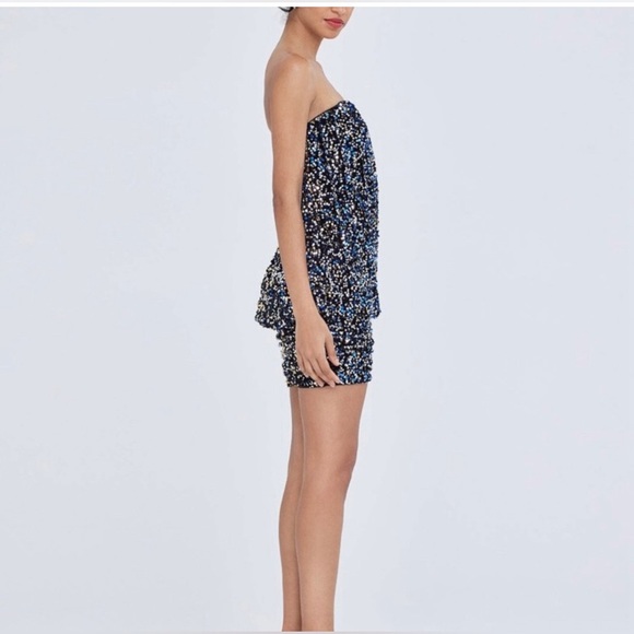 NWT Gabrielle Union Sequin Strapless Dress. Size Medium. - Picture 2 of 11